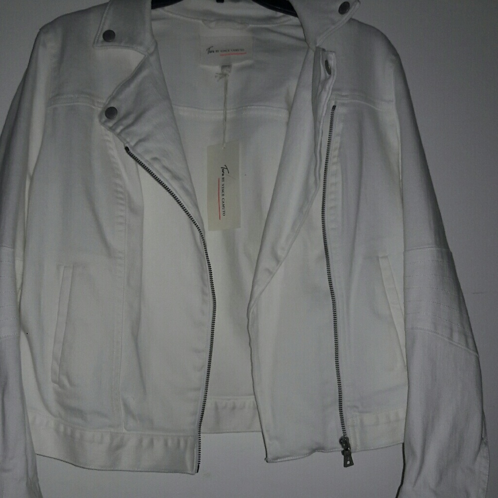 white jean Jacket - Picture 3 of 7